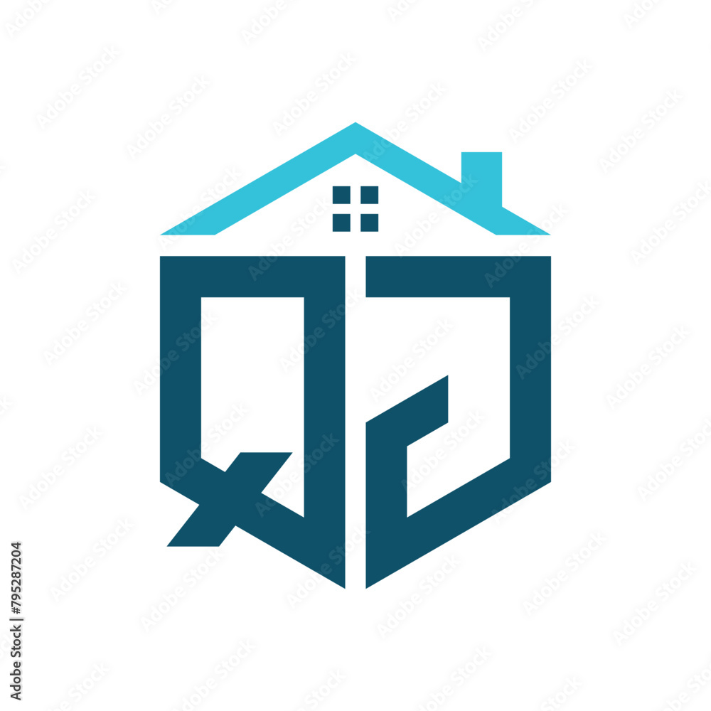 QJ House Logo Design Template. Letter QJ Logo for Real Estate, Construction or any House Related Business QJ House Logo Design Template. Letter QJ Logo for Real Estate, Construction or any House Related Business