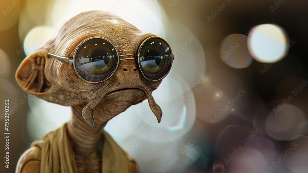 photo of a funny alien eccentric character