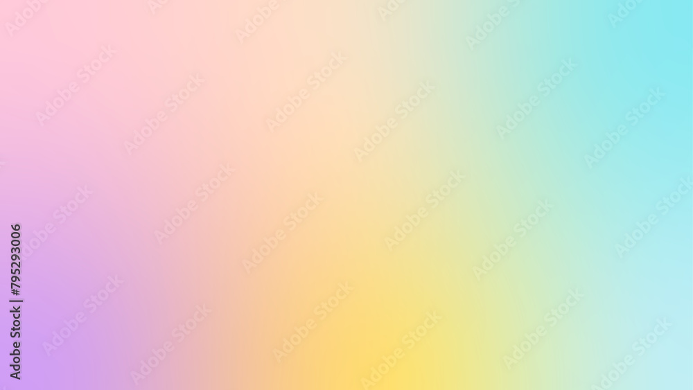 smooth pastel gradient background, light colors, pink, purple, blue, green, yellow, peach