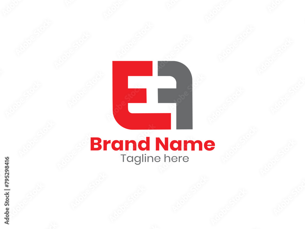 Initial Text EF Logo Design vector . Illustration of EF Letter Logotype . Initial Text EF Logo Design vector . Illustration of EF Letter Logotype .