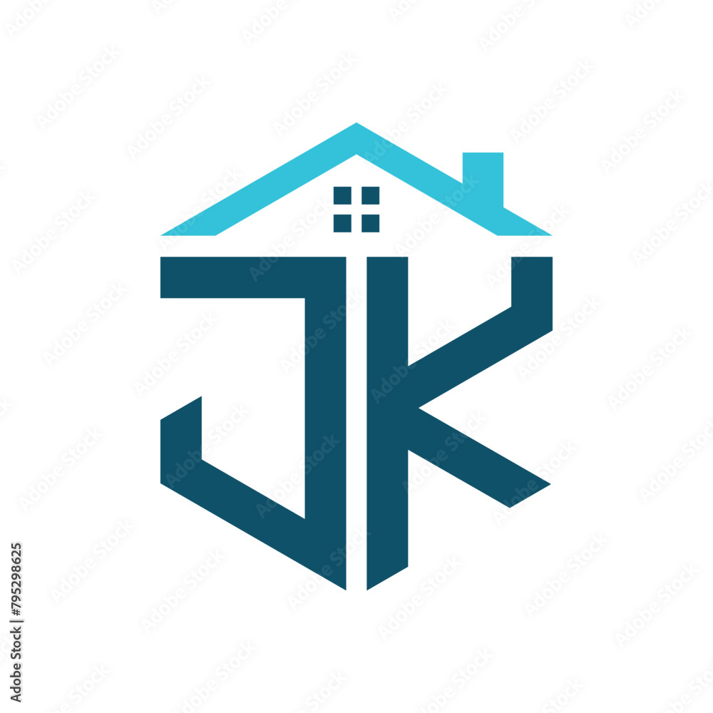 JK House Logo Design Template. Letter JK Logo for Real Estate, Construction or any House Related Business JK House Logo Design Template. Letter JK Logo for Real Estate, Construction or any House Related Business
