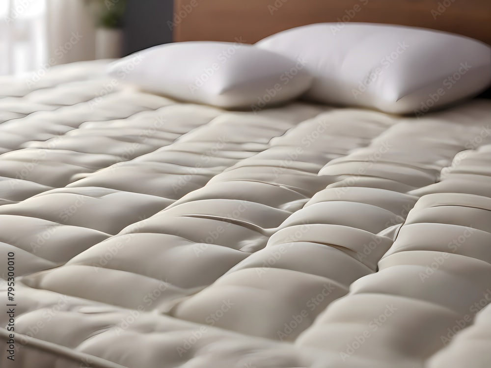 Fototapeta premium bed with pillows and mattress 