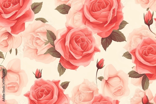 Rose fabric pattern texture vector textile background for your design blank empty with copy space for product design or text copyspace mock-up template  © GalleryGlider