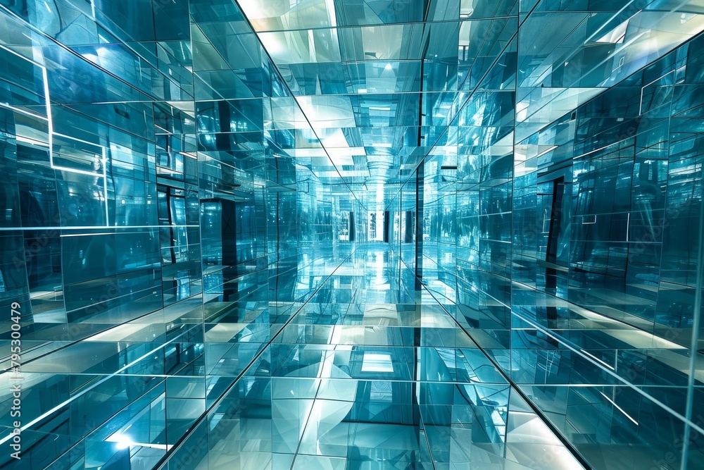 Abstract Glass Architecture Interior Abstract Glass Architecture Interior