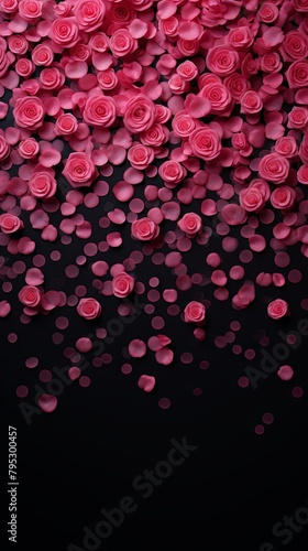Rose background with light bokeh abstract background texture blank empty pattern with copy space for product design or text copyspace mock-up  © GalleryGlider
