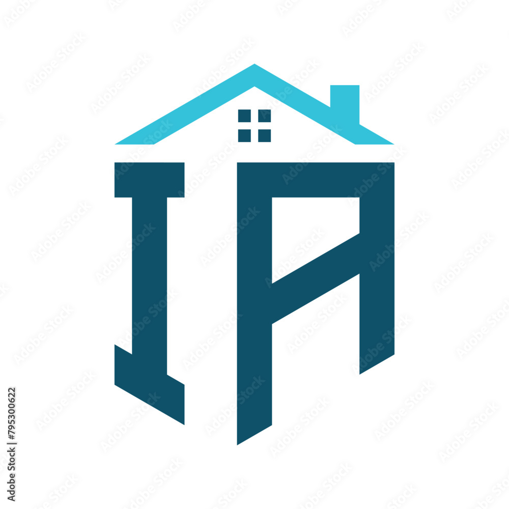 IA House Logo Design Template. Letter IA Logo for Real Estate, Construction or any House Related Business IA House Logo Design Template. Letter IA Logo for Real Estate, Construction or any House Related Business