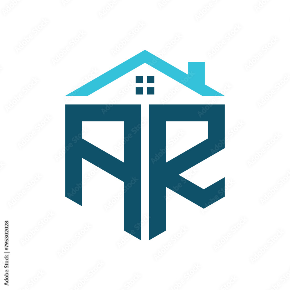 AR House Logo Design Template. Letter AR Logo for Real Estate, Construction or any House Related Business AR House Logo Design Template. Letter AR Logo for Real Estate, Construction or any House Related Business