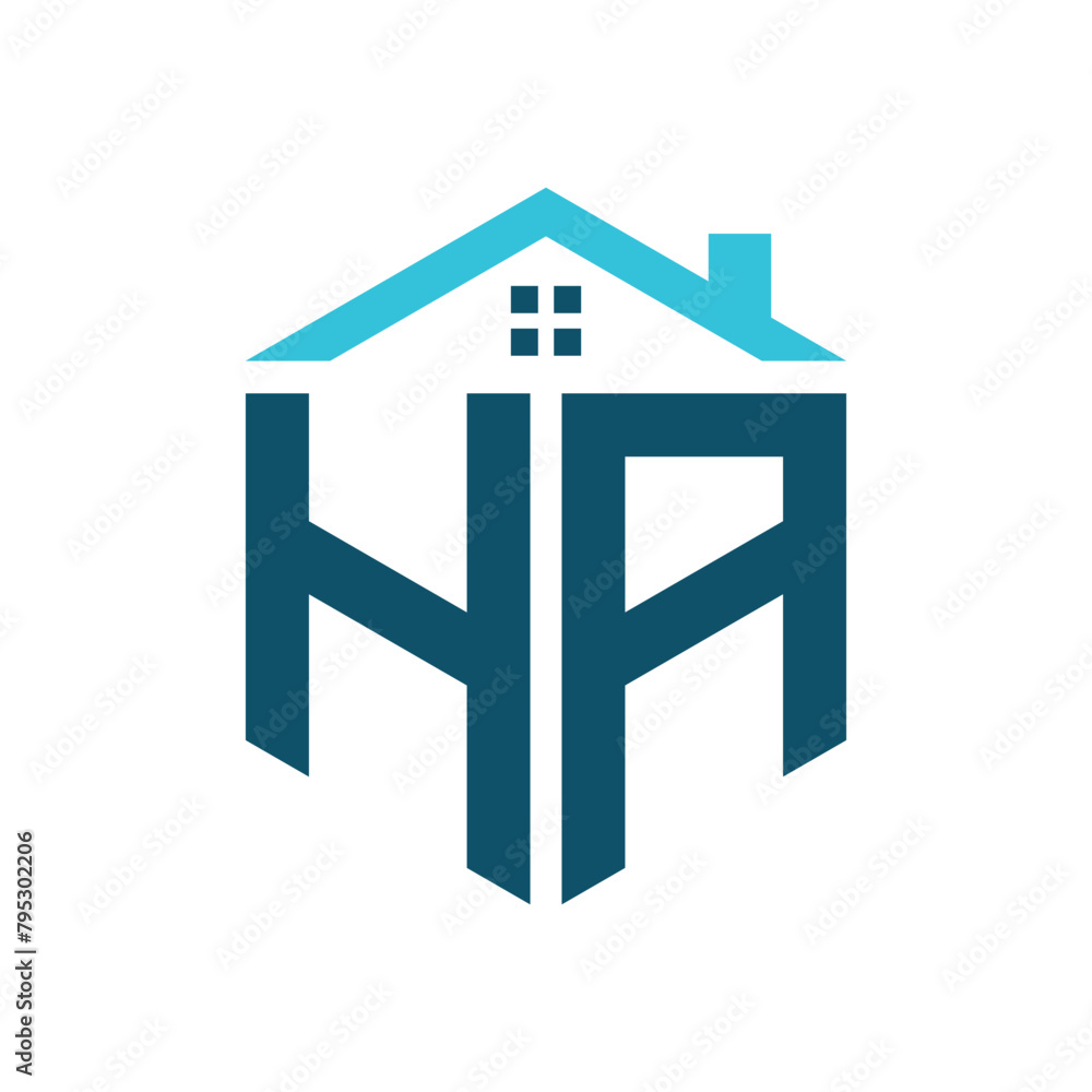 HA House Logo Design Template. Letter HA Logo for Real Estate, Construction or any House Related Business HA House Logo Design Template. Letter HA Logo for Real Estate, Construction or any House Related Business