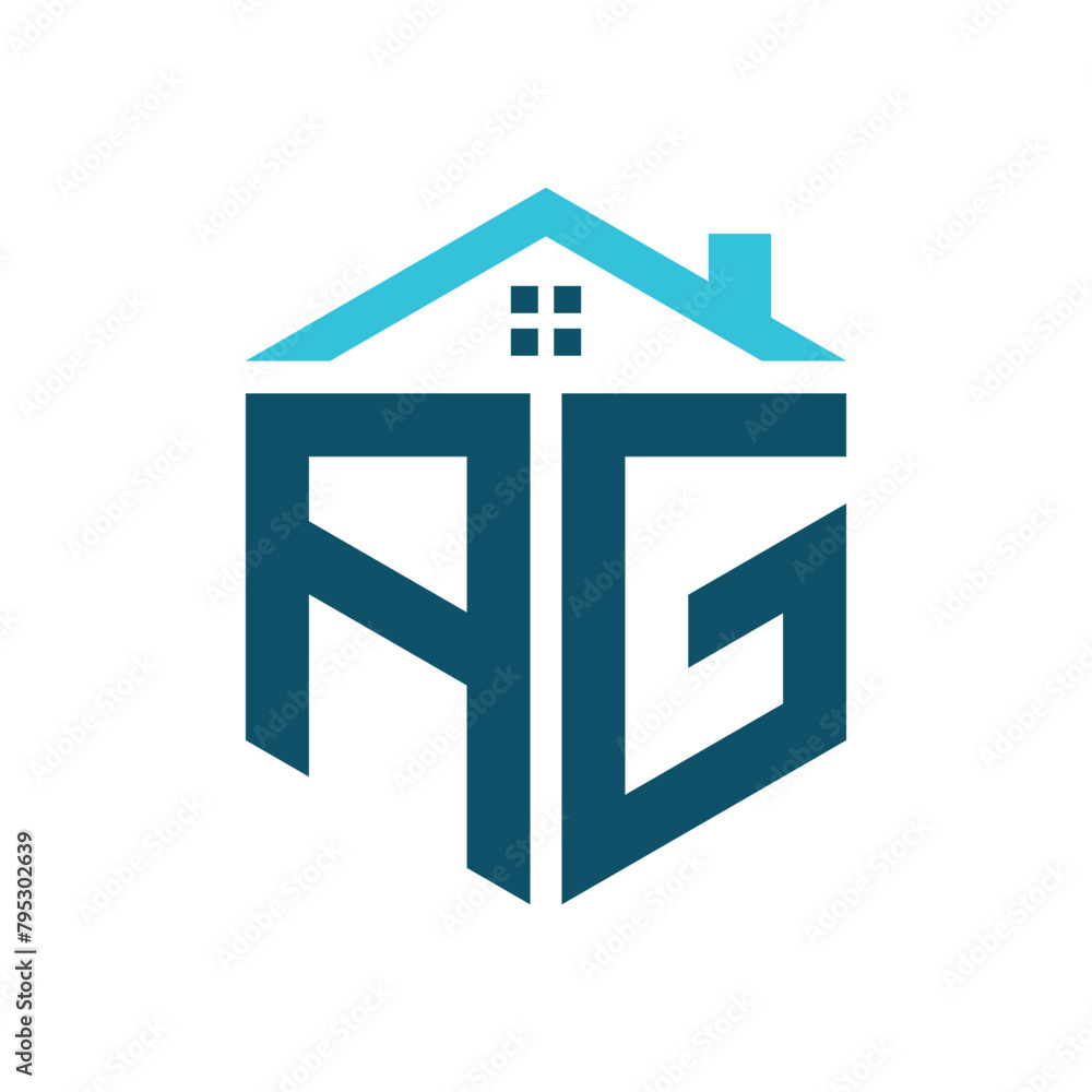 AG House Logo Design Template. Letter AG Logo for Real Estate, Construction or any House Related Business AG House Logo Design Template. Letter AG Logo for Real Estate, Construction or any House Related Business