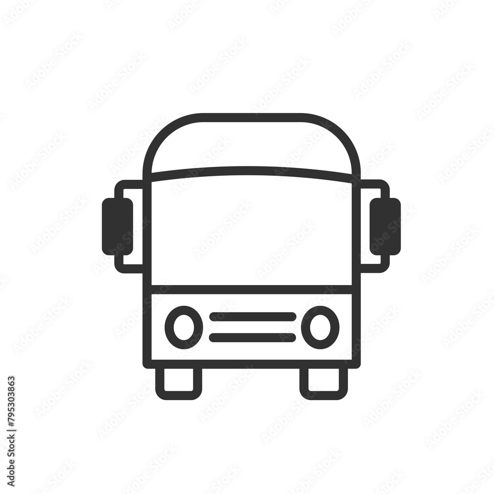 Bus, School bus, vector, Icon, Isolated Bus, School bus, vector, Icon, Isolated