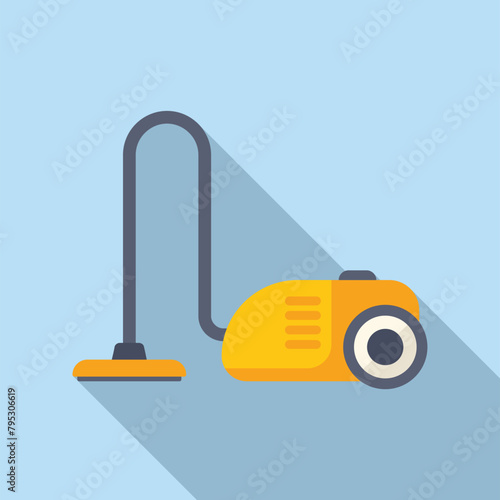 Home vacuum cleaner icon flat vector. Modern design. New device