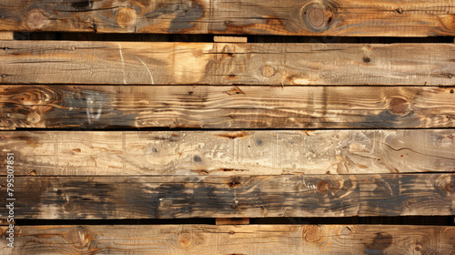 wooden wall background  with a natural wood grain pattern and a few cracks  in rustic setting  copyspace