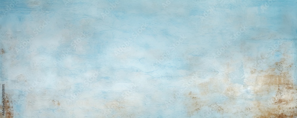 Sky Blue background paper with old vintage texture antique grunge textured design, old distressed parchment blank empty with copy space for product 