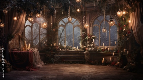 Mythical holiday ambiance with a dash of enchantment.