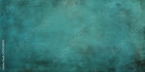 Teal background paper with old vintage texture antique grunge textured design, old distressed parchment blank empty with copy space for product 