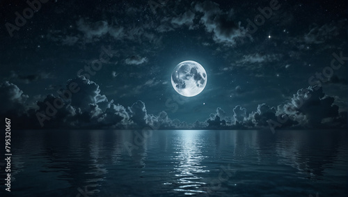 moon over water © Bhatti