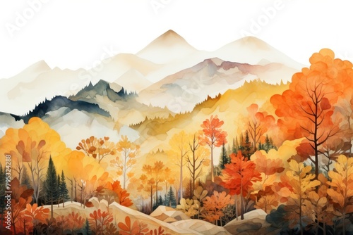 Fototapeta Naklejka Na Ścianę i Meble -  Wilderness landscape mountain outdoors