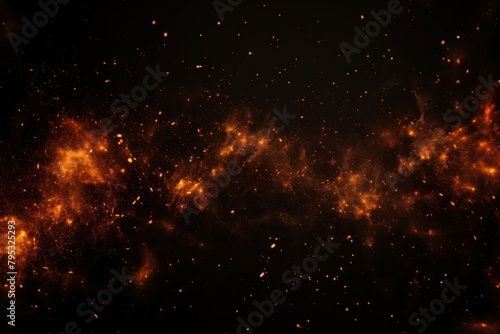 Embers sparks space backgrounds astronomy photo