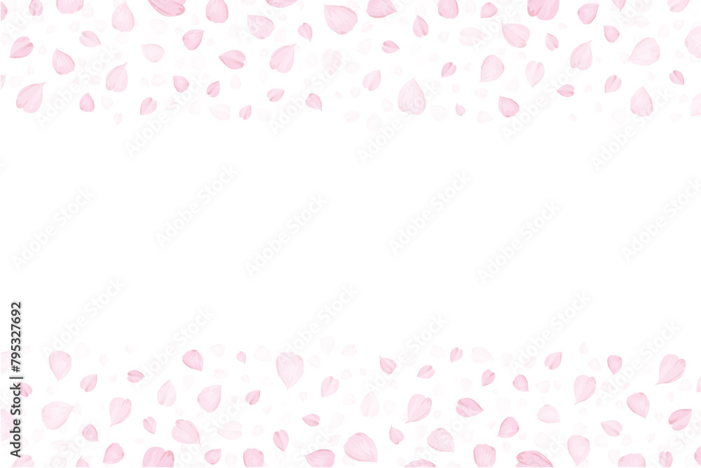 pink falling petals flowers border background pink falling petals flowers border background