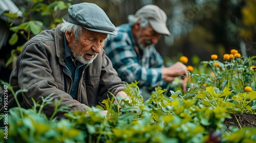 Garden Wisdom and Toil, with the elderly © Greg Kelton