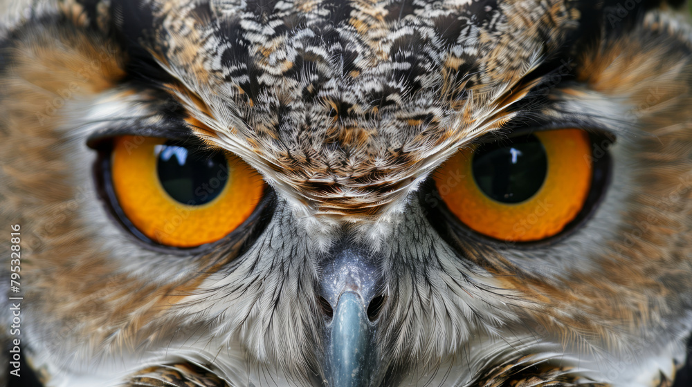 Fototapeta premium A owl's eyes