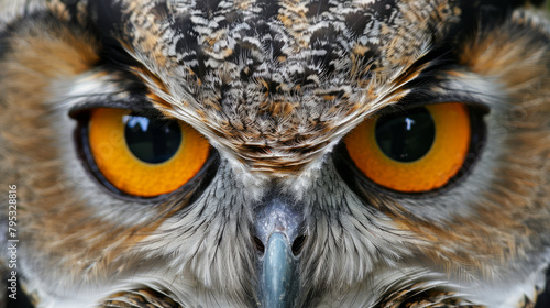 A owl's eyes