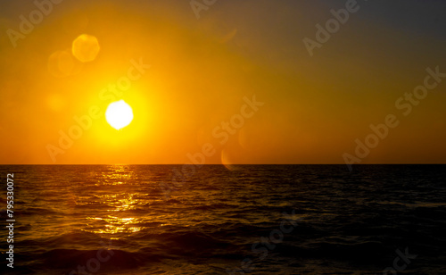 Maldives tropical paradise island golden sunset view from Rasdhoo.