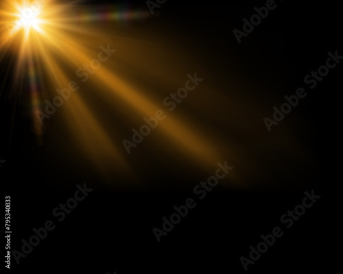 Lens flare over. Sunray overlay. abstract sunburst overlay design