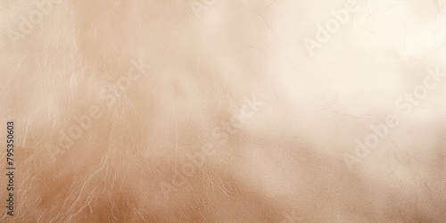Beige foil metallic wall with glowing shiny light, abstract texture background blank empty with copy space 
