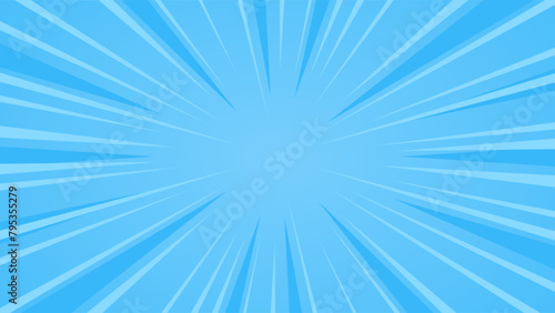 Retro background speed rays blue vector