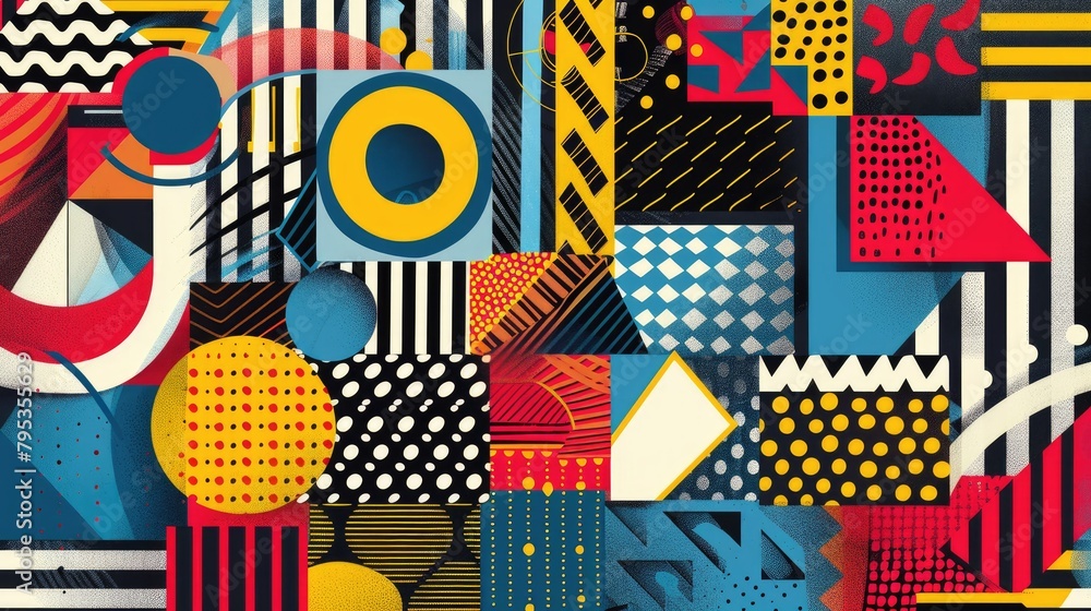 Obraz premium Abstract geometric backgrounds