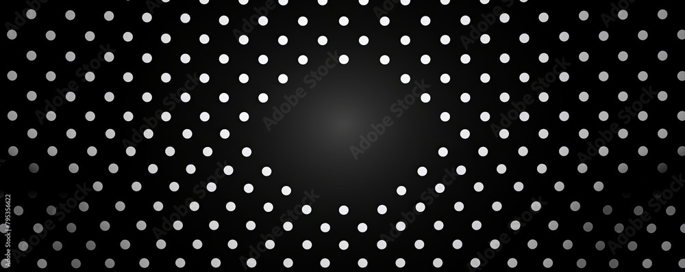 Black pop art background in retro comic style with halftone dots, vector illustration of backdrop with isolated dots blank empty with copy space 