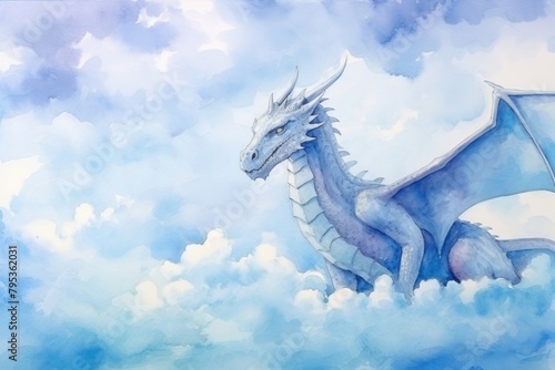 Background dragon animal sky representation. © Rawpixel.com