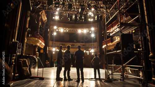 Theater backstage