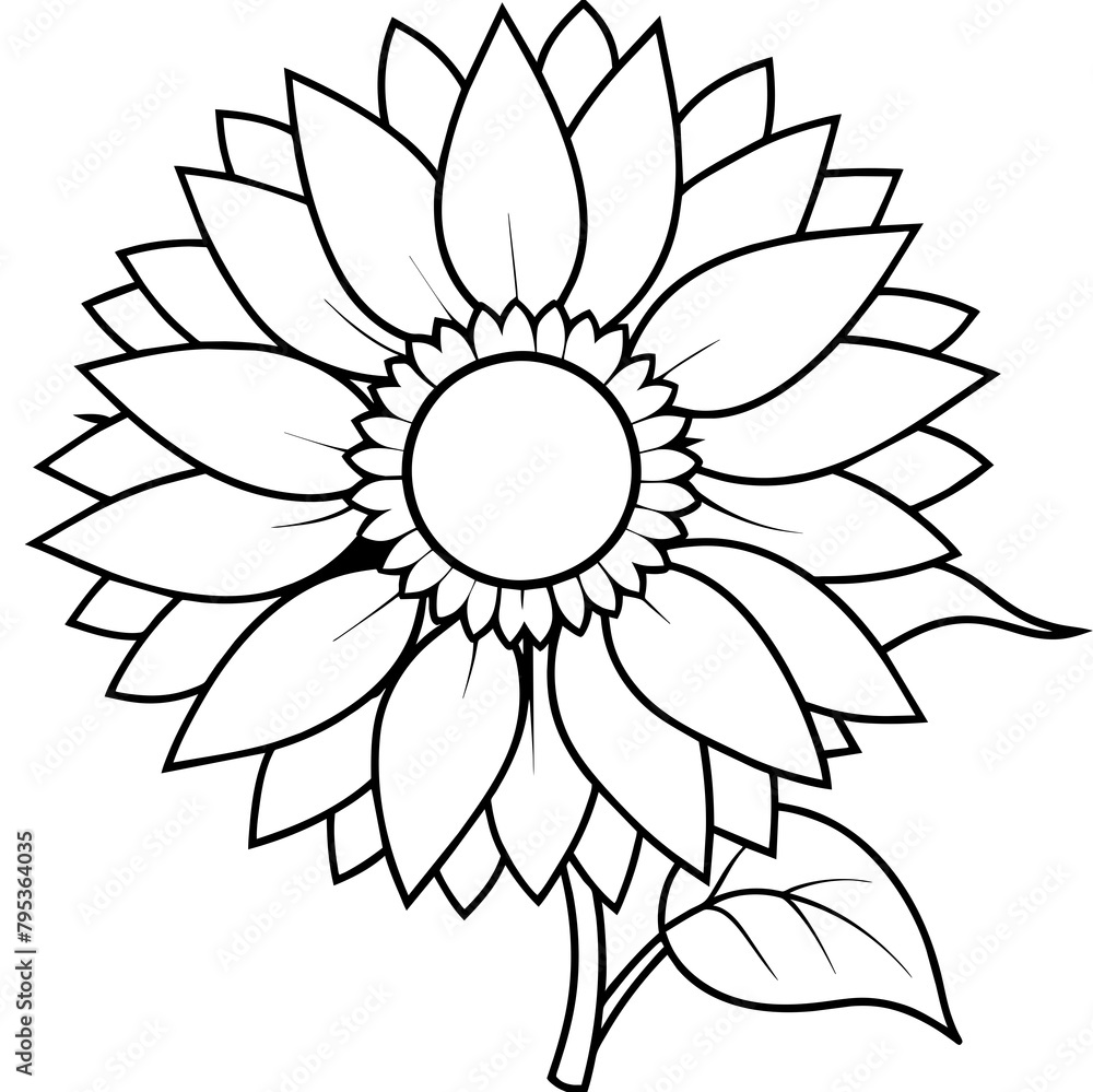 Flower vector illustration.
Flower vector illustration.