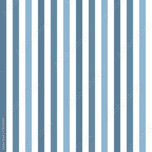 Pattern stripe seamless blue colors design for fabric, textile, fashion design, pillow case, gift wrapping paper; wallpaper etc. Vertical stripe abstract background.