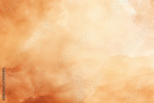 Brown watercolor background texture soft abstract illustration blank empty with copy space © GalleryGlider