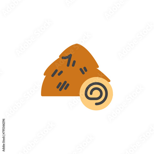 Haystack flat icon