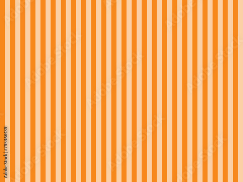 Abstract geometric seamless pattern. Trendy color orange Vertical stripes. Wrapping paper. Print for interior design and fabric. Kids background. Backdrop in vintage and retro style.