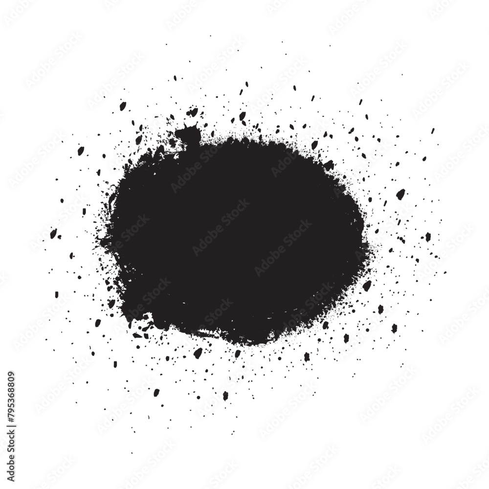 Abstract grunge graffiti black spray paint brush. Abstract grunge graffiti black spray paint brush.