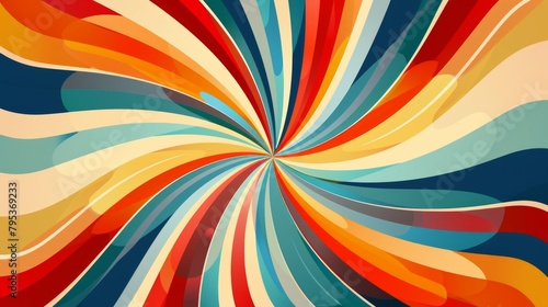 A vibrant pop art swirl background featuring dynamic and colorful swirls, evoking a sense of energy and creativity.