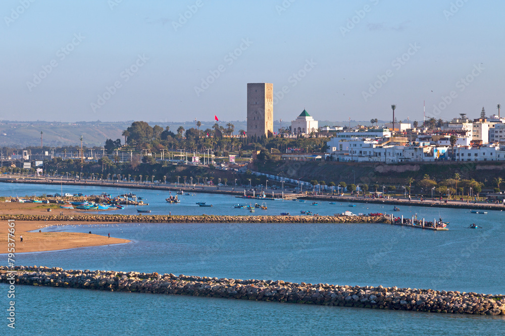 The River Bou Regreg in Rabat
