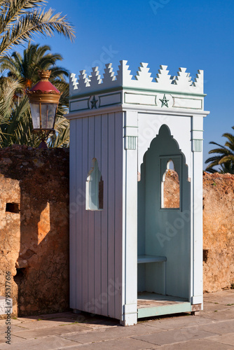 Sentry box at the Almohad mosque ruins in Rabat photo