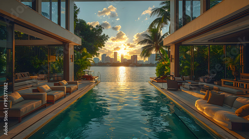 a Miami Billionaire mansion
