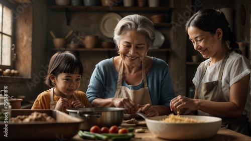  Grandkids Cook Alongside Grandma