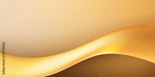 Gold Gradient Background, simple form and blend of color spaces as contemporary background graphic backdrop blank empty with copy space 