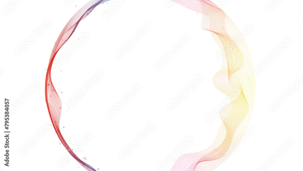 Light abstract loop with a warm gradient, suitable for soft and