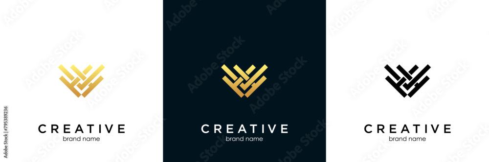 modern v letter logo vector design inspiration modern v letter logo vector design inspiration