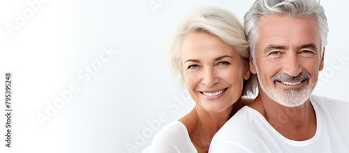 Man and woman smiling