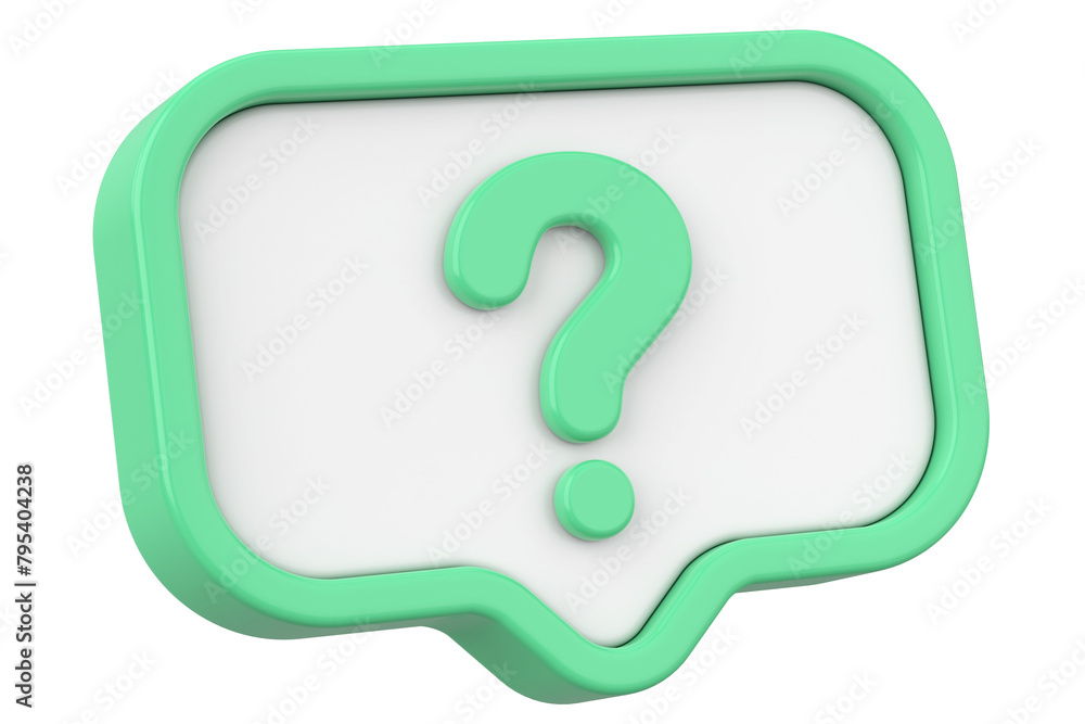 Question mark sign. 3D illustration. Question mark sign. 3D illustration.